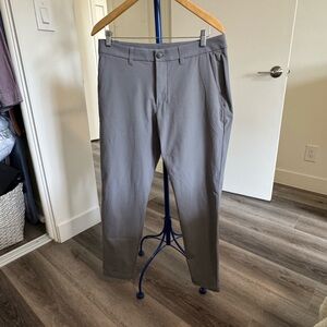 Lululemon abc trouser slim fit warpstreme. Asphalt grey. 32w/30l. Like new.